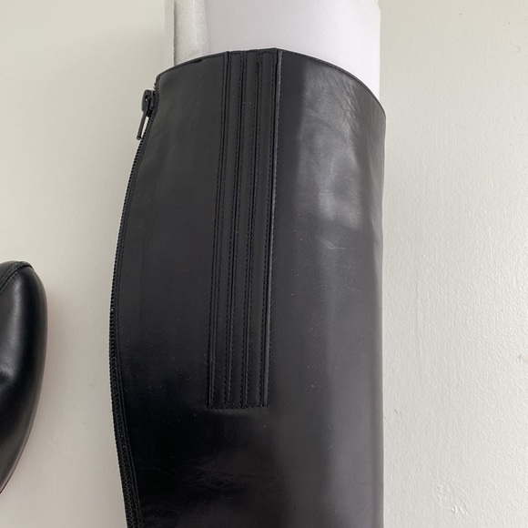 Christian Louboutin Black Leather Alta Ariella Knee High Boots 40 - Picture 11 of 12